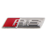 Audi RS Sline Aluminum Alloy Car Steering Wheel Sticker Nameplate Emblem Badge Decal