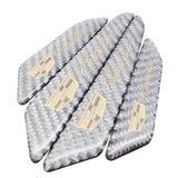 4pcs/set Cadillac Carbon Fiber Car Door Anti-Scratch Sticker Door Side Protection Bumper Strips