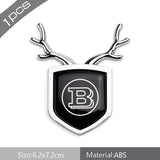 Mercedes Benz Metal Car Rear Sticker Auto Window Carbon Fiber Shield Emblem Badge Decal