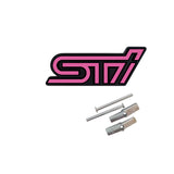 Subaru STI Metal Car Front Hood Grille Emblem Badge Auto Rear Sticker Decal