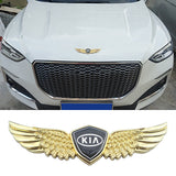 KIA Metal Wings Car Front Sticker Emblem Badge Decal