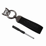 Ford Suede Metal Car Keyring Pendant