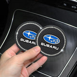 2PCS Subaru Diamond Car Water Coaster Cup Mat