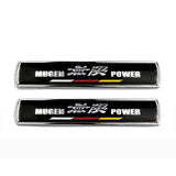 2pcs Honda Mugen Power Metal Car Sticker Emblem Badge Decal Decoration
