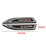 2pcs Acura Metal Car Side Fender Emblem Sticker Decal