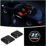 2pcs Hyundai Wireless Car Welcome Door Laser Projection LED Light