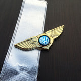 Volkswagen Angle Wings Metal Car Front Center Sticker Grille Emblem
