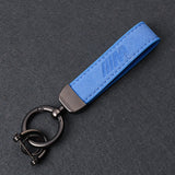 BMW M Power Suede Metal Car Keyring Pendant