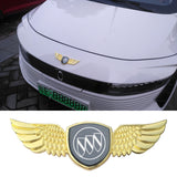 Buick Logo Metal Wings Car Front Hood Bonnet Center Sticker Emblem