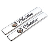 2pcs Cadillac Logo Car Fender Side Emblem Badge Sticker