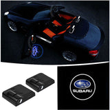 2pcs Subaru Wireless Car Welcome Door Laser Projection LED Light