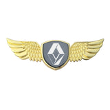 Renault Logo Metal Wings Car Front Hood Bonnet Center Sticker Emblem