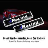 2pcs/set Volkswagen GTI Racing Logo Metal Car Side Sticker Auto Emblem Badge