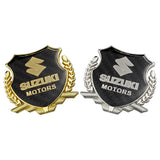 Suzuki Metal Carbon Fiber Car Rear Sticker Shield Trunk Emblem Badge Decal