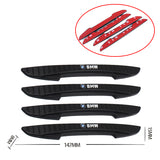 4pcs/set BMW M Power Car Door Protection Bumper Strip Anti Scratch Sticker