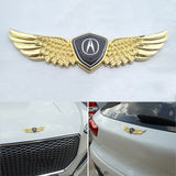 Acura Metal Wings Car Front Sticker Emblem Badge Decal