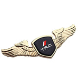 Toyota TRD Angle Wings Metal Car Front Hood Bonnet Sticker Emblem Badge