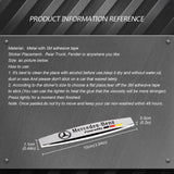 2pcs Mercedes Benz AMG Brabus Lorinser Elegance Avantgarde Logo Metal Car Fender Side Badge Decal Rear Emblem Sticker