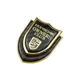 Porsche Shield Carbon Fiber Car Rear Sticker Window Emblem Badge Decal