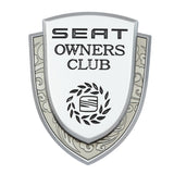 SEAT Metal Shield Car Rear Sticker Auto Window Emblem Badge Decal