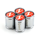 4pcs Nissan Logo Car Tire Valve Caps