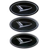 Daihatsu Elliptical Metal Car Window Sticker Emblem Badge Decal