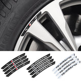 4pcs/set 9cm Audi Sline Quattro Aluminum Alloy Car Wheel Rim Tyre Sticker