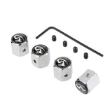 4pcs/set Infiniti Anti-Theft Car Air Valve Stem Cap Auto Tyre Valve Covers