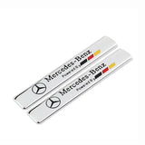 2pcs Mercedes Benz AMG Logo Car Fender Side Emblem Badge Sticker
