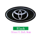 Toyota TRD Elliptical Metal Car Window Sticker Emblem Badge Decal