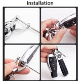 Audi PU leather Braided Rope Car Keychain
