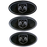 Dodge Elliptical Metal Car Window Sticker Emblem Badge Decal