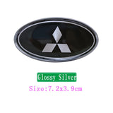 Mitsubishi Elliptical Metal Car Window Sticker Emblem Badge Decal