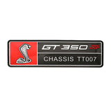 Ford RS ST Wolf Shelby GT350 Aluminum Alloy Car Sticker Nameplate Emblem Badge Decal