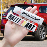 Mitsubishi Ralliart Logo Aluminum Alloy Car Sticker Nameplate Emblem Badge Decal