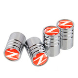 4pcs/set Nissan Nismo Z Logo Car Air Valve Stem Caps Auto Tyre Valve Covers