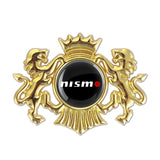 Nissan Nismo Double Lion Metal Car Rear Sticker Auto Window Emblem Badge Decal