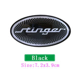 KIA Elliptical Metal Car Window Sticker Emblem Badge Decal