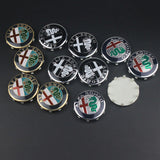 4pcs/set 60mm Alfa Romeo Logo ABS Car Wheel Center Hub Cap