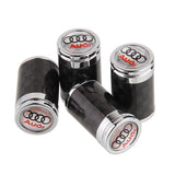 4pcs/set Audi Car Tire Valve Caps Auto Tyre Wheel Air Covers Air Caps