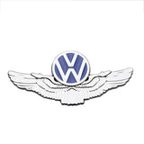 VW Metal Wings Car Rear Sticker Auto Window Emblem Badge Decal