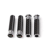 4pcs/set Nissan Nismo Logo Carbon Fiber Car Door Bolt Lock Pins Gate Lock Screws