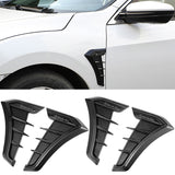 2PCS Ford Logo Shark Fin Car Side Fender Sticker Emblem