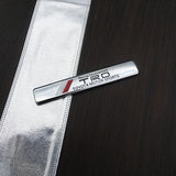 2pcs Toyota TRD Logo Car Fender Side Emblem Badge Sticker
