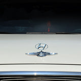 Hyundai Angle Wings Metal Car Front Hood Bonnet Sticker Emblem Badge