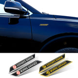 2pcs MG Logo Car Fender Side Sticker Decal Emblem Badge
