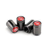4pcs Fiat Logo Car Tire Valve Caps