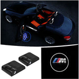 2pcs BMW M Power Alpina Hamann Wireless Car Welcome Door Laser Projection LED Light