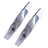 2pcs MINI Cooper Metal Car Fender Side Badge Decal Rear Emblem Sticker