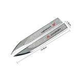 2pcs Citroen Logo Metal Car Side Fender Sticker Emblem Badge